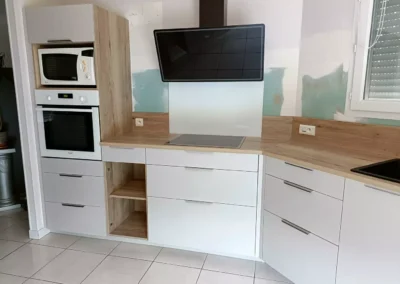 Pose de cuisine chez un particulier